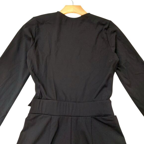 Aday Destination Jumpsuit Womens Small Black Stretch Comfort Activewear Slim Leg - Picture 8 of 13